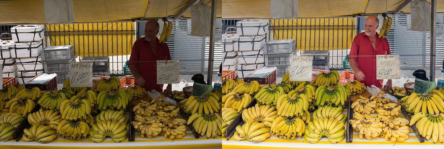 Ảnh so sánh dữ liệu RAW và ảnh JPEG đã xử lý