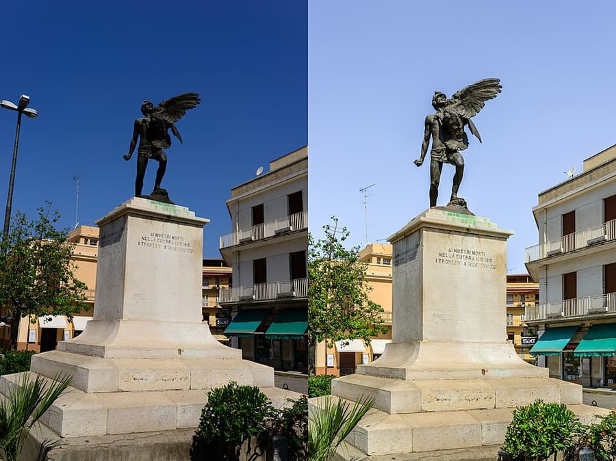 Minh họa phân biệt raw và jpeg trong phần điểm cần nhớ